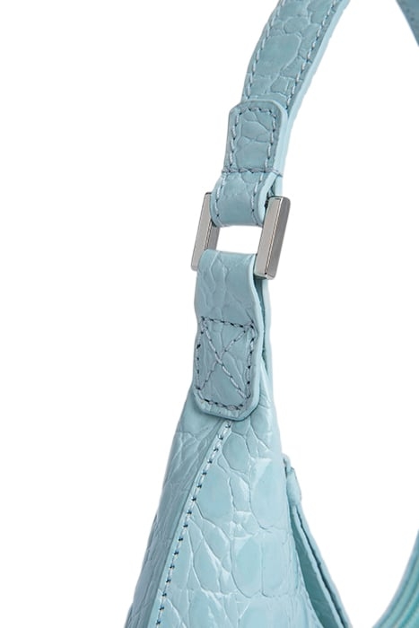 BABY AMBER ICE CIRCULAR CROCO EMBOSSED LEATHER 2