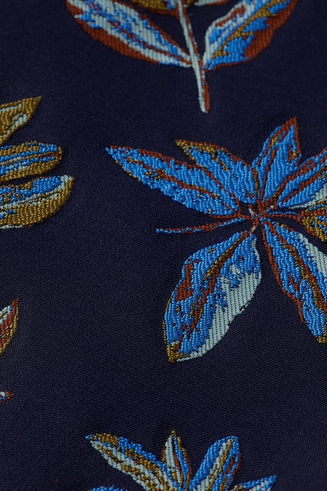 LOOSE TAPERED-FIT JACQUARD PANTS LEAF JACQUARD 8