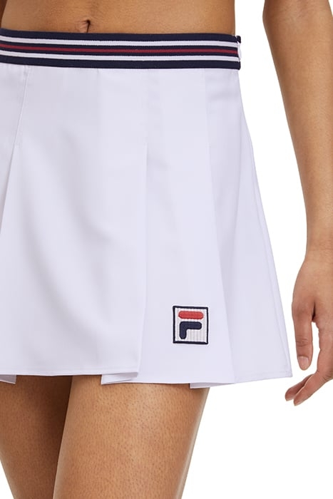LAIWU PLEATED TENNIS SKIRT BRIGHT WHITE 6