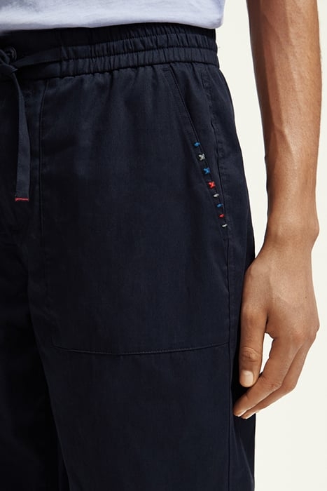 THE VERT - STRAIGHT-LEG TWILL JOGGER WITH REPAIR STITCHES NI 7