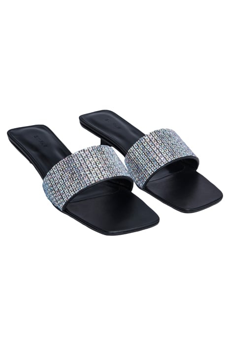 CENI BLACK LEATHER AND CRYSTALS 2