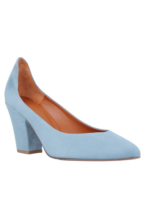NIKI PUMP LIGHT BLUE SUEDE 1