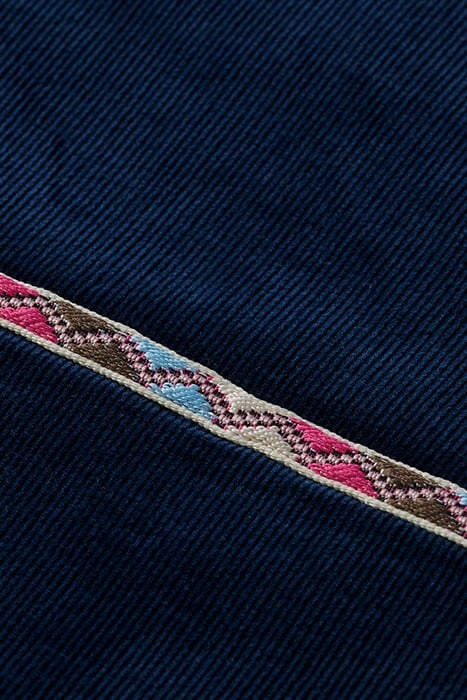 CORDUROY HOODIE STEEL 8