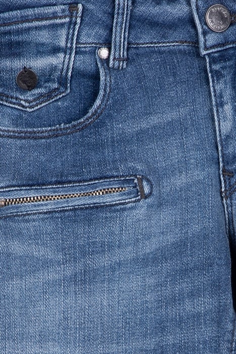 LA PARISIENNE ZIP - VOODOO BLAUW DENIM BLUE 3