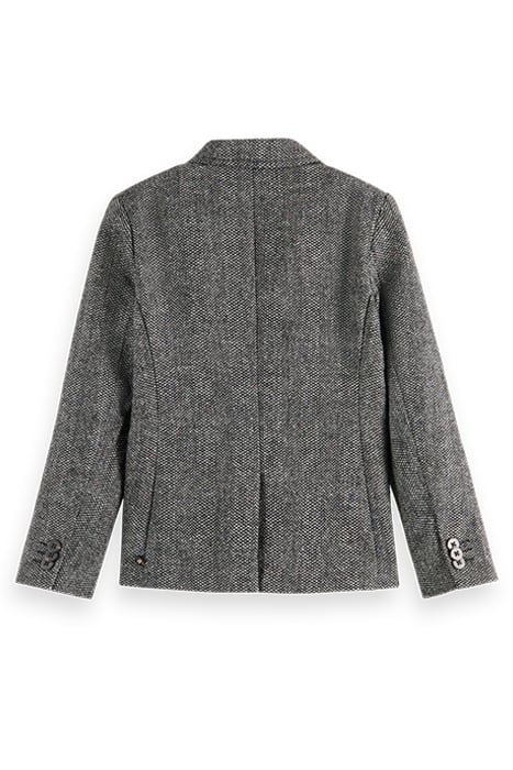 WOOL BLEND HERRINGBONE BLAZER HERRINGBONE TWEED 5