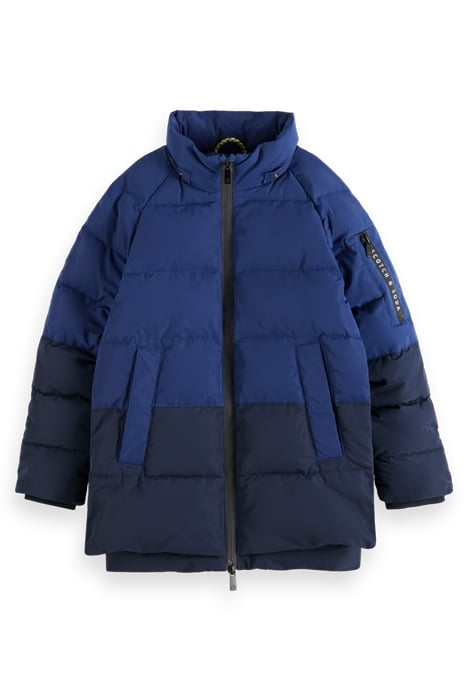 MID-LENGTH WATER REPELLENT PADDED JACKET NAVY 6