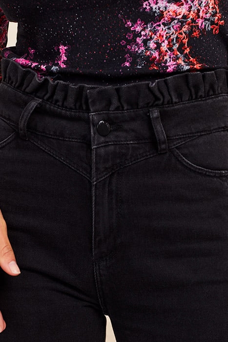 LE FAYE. BLACK SLOUCHY JEANS 5