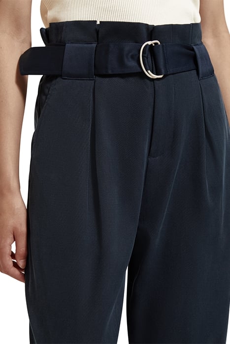 DAISY - HIGH RISE STRAIGHT LEG PAPER BAG PANT NIGHT 7