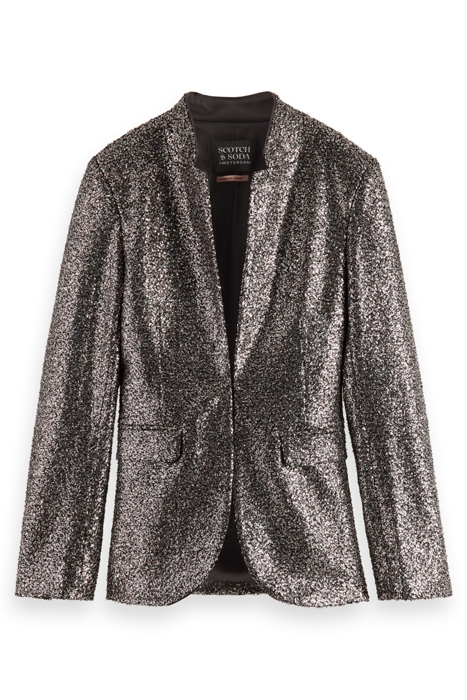 BLAZER IN MIXED SEQUINS BLACK 4