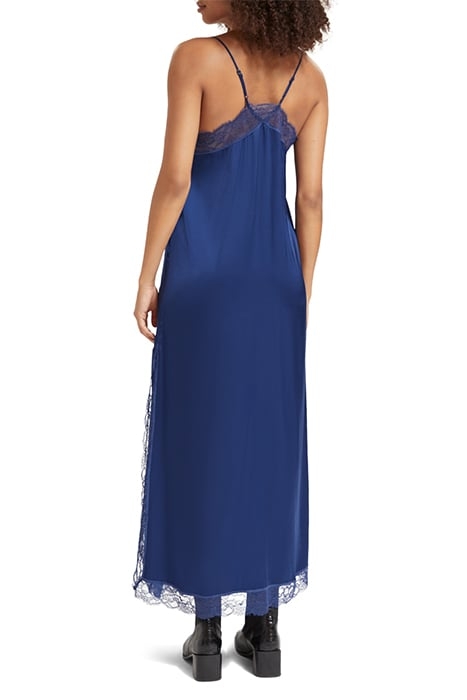 CAMI MAXI DRESS WITH LACE DETAIL DUTCH BLUE 2