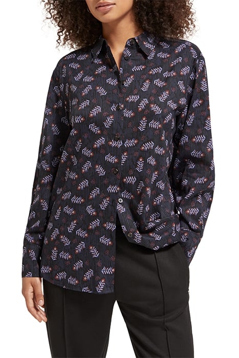 ALL OVER PRINTED RELAXED FIT SHIRT FOLK FLORAL 1