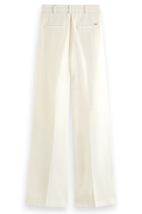 HANA - TAILORED HIGH RISE WIDE LEG PANTS ECRU 4