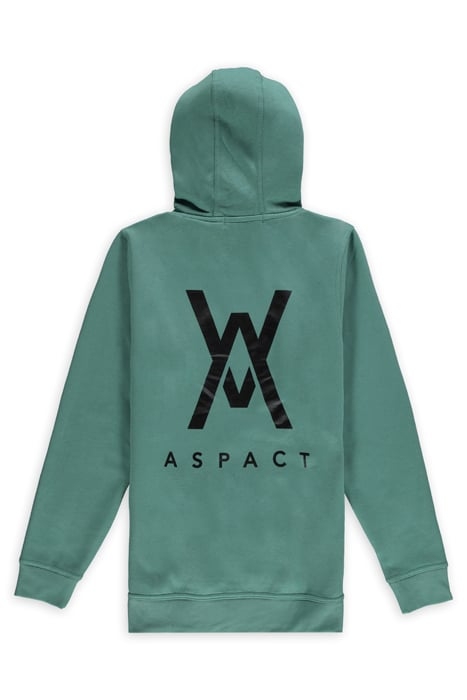 ASPACT BACK LOGO HOODIE BERYL GREEN 2