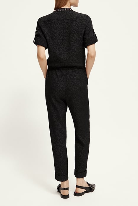 JACQUARD JUMPSUIT BLACK CREATURES JACQUARD 2