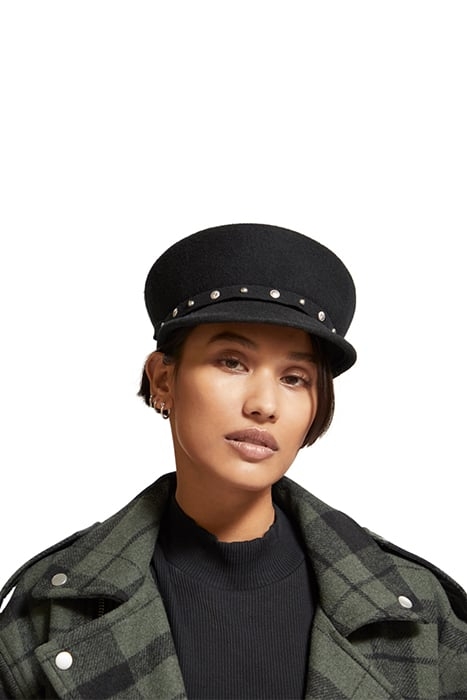 BAKER BOY WOOL HAT EVENING BLACK 2