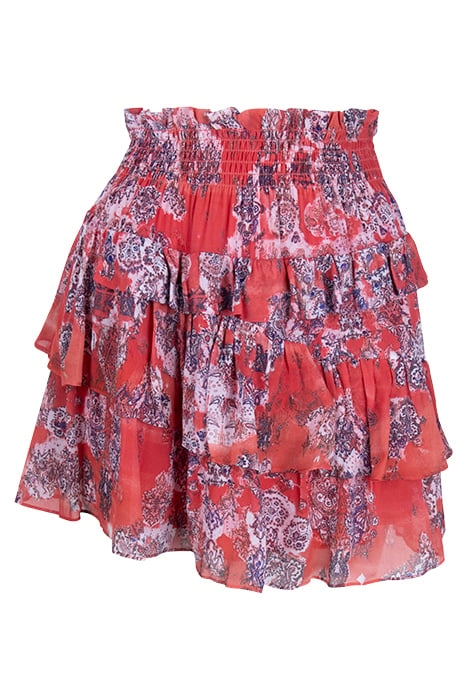 HERTY MINI SKIRT IN RED 1