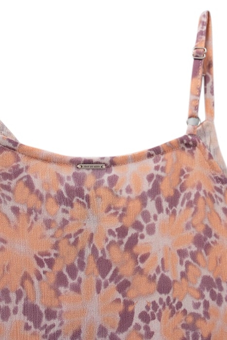 GIRLS’ VIOLET PSYCHEDELIC FLOWER PRINT CAMISOLE 7
