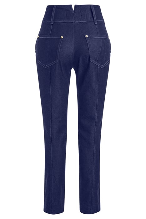 SHELLY DENIM PANT BLUE RINSE STRAIGHT WASH 5