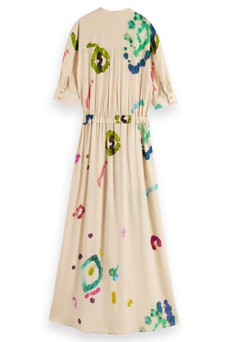 MIDI DRESS WITH HIGH LOW HEM GALAXY DYE SOFT ICE 4