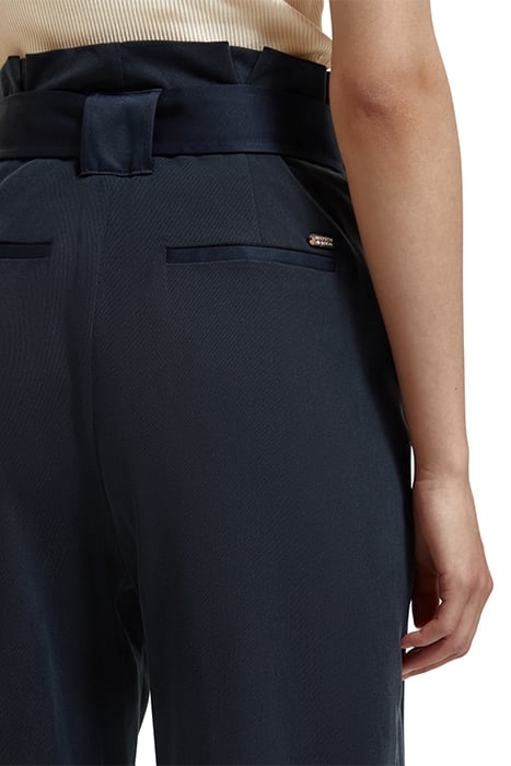 DAISY - HIGH RISE STRAIGHT LEG PAPER BAG PANT NIGHT 8