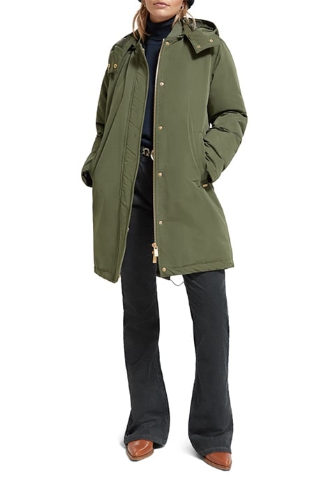 WATER REPELLENT MID LENGTH PARKA WITH REPREVE® FILLING MILIT 3