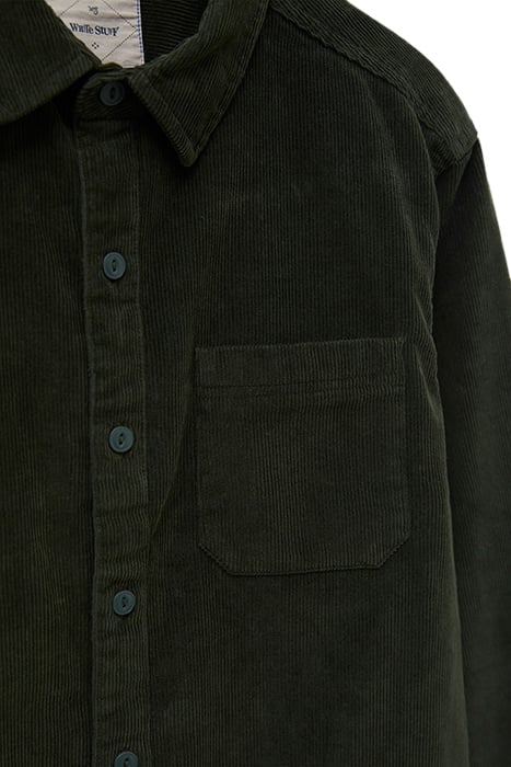 WHITWICK CORD SHIRT DARK GREEN 6