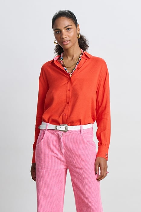 BLOUSE - MILLY PHOENIX RED 1