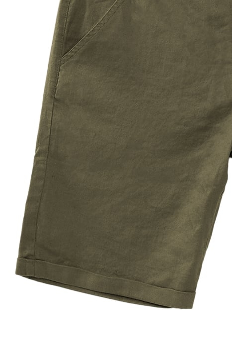 KHAKI LINEN BERMUDAS 3