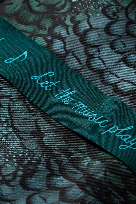 PYJAMA LOOSE FIT BLAZER FEATHER BOTTLE GREEN 8