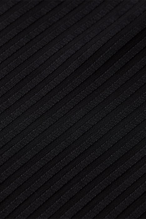 TOP WITH LACE UP FRONT BLACK 7