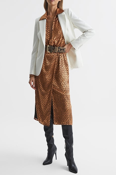 EMILY-DEVOURE DRESS BRONZE 4