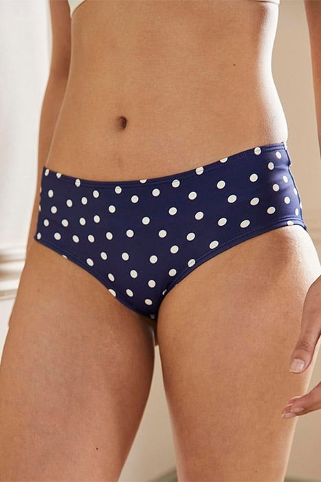 BIKINI SHORTS NAVY/IVORY SPOT 1