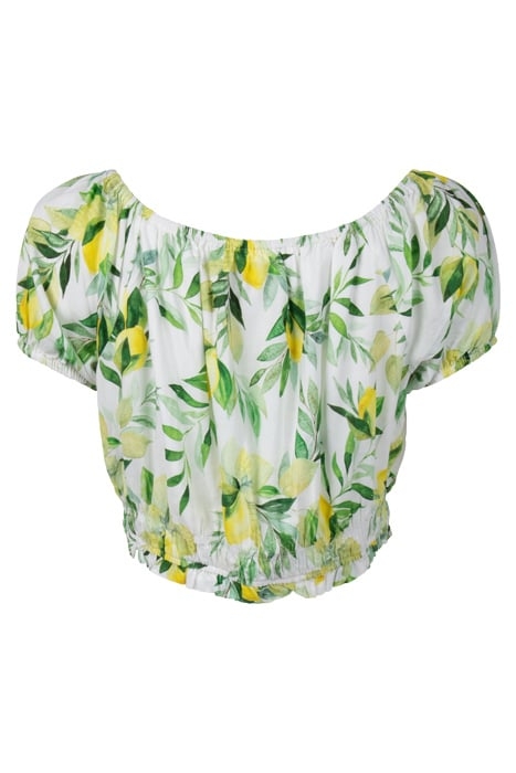 ELIZA OFF SHOULDER CO ORD SUMMER LEMONS 2