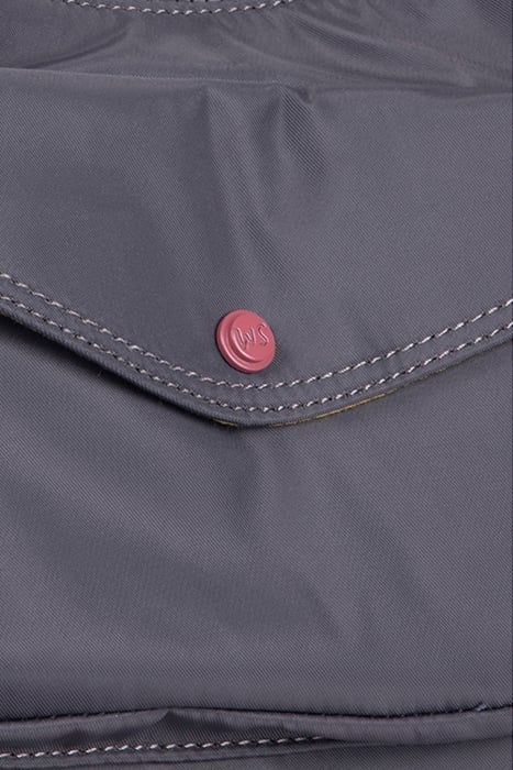 WINNIE NYLON CROBODY CHARCOAL GREY 4