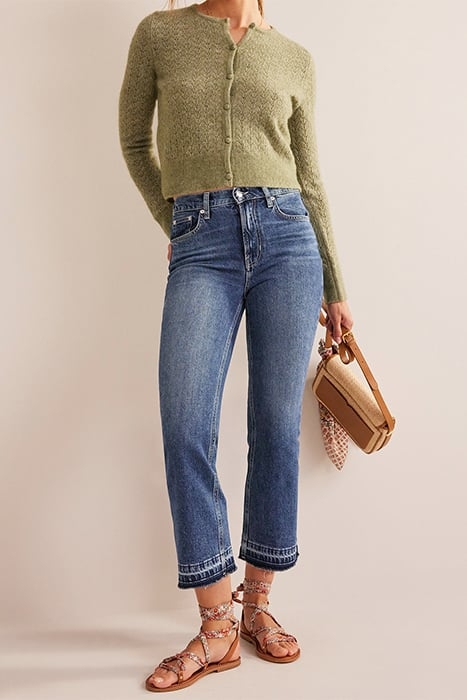 MID RISE BABY KICK JEANS DARK VINTAGE 3