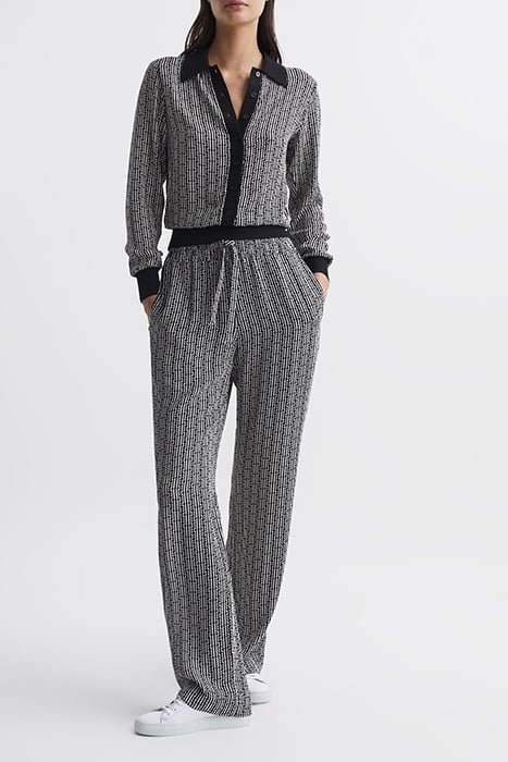 OLIVIA-PRINT CARDIGAN BLACK 3