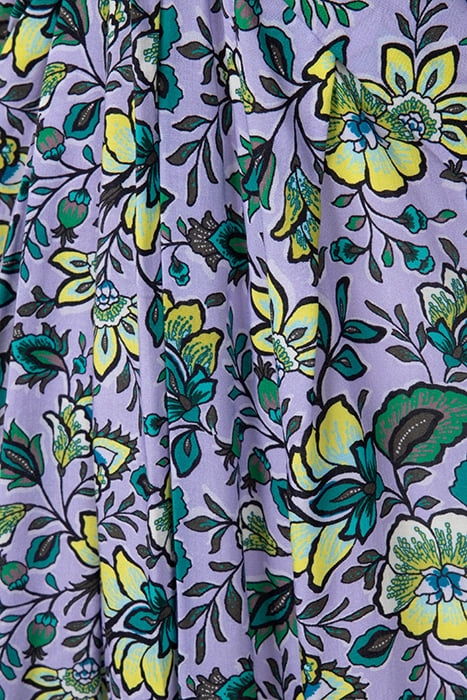 LILAC XL FLOWER PRINT DRAPED DRESS 5