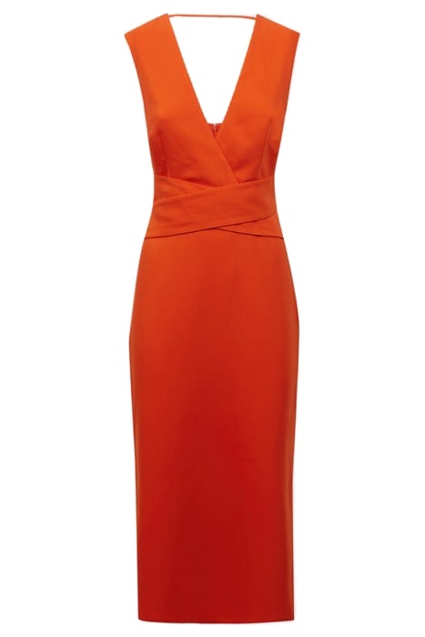 JAYLA-CROSS DRESS ORANGE 3