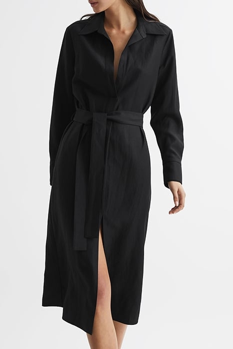 PHOENIX-PREMIUM DRESS SHIRT BLACK 1