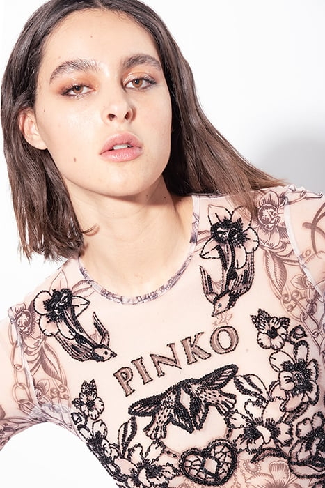 TATUATO JUMPSUIT NUDE/BLACK 6