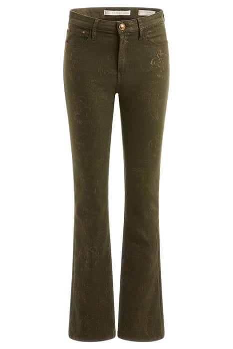 SEXY FLARE DAMASC CAMEL BLACK 4