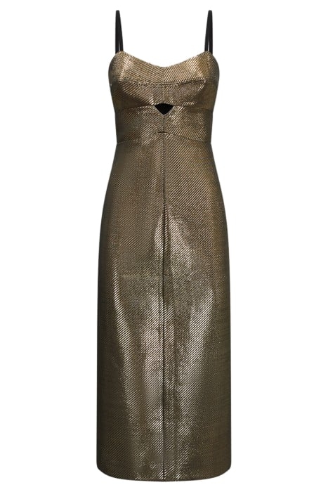 MINA-METALLIC DRESS GOLD 3