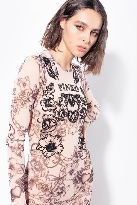 TATUATO JUMPSUIT NUDE/BLACK 5