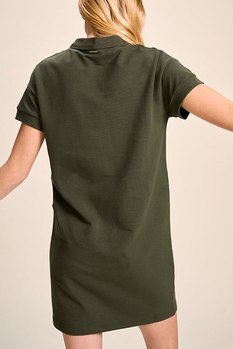 RITUAL . KHAKI POLO DRESS WITH MESSAGE 3