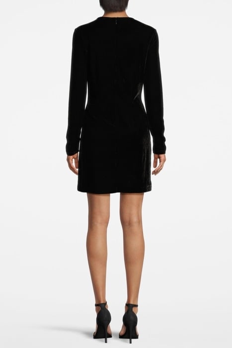 KATE-VELVET DRESS BLACK 2