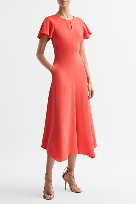 ELENI-CAP DRESS CORAL 4