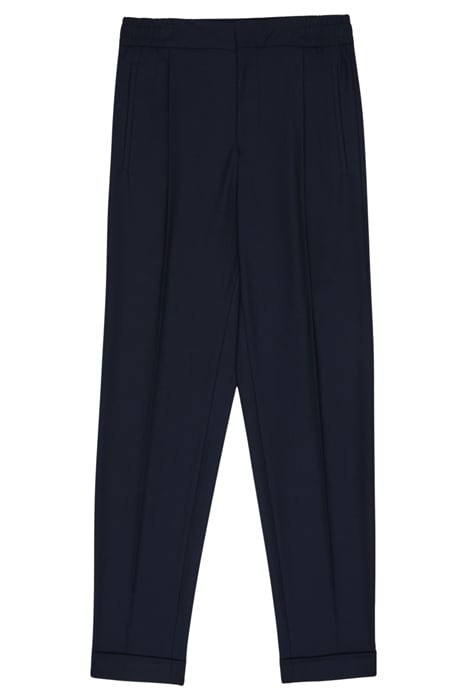 BRIGHTON-PLEATED TAILORED PANTS NAVY 4