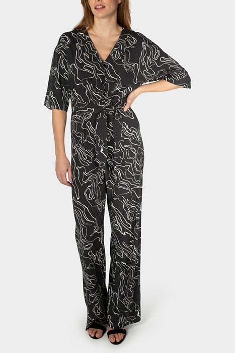 TROUSER WOVEN LONG ALMOST BLACK 1