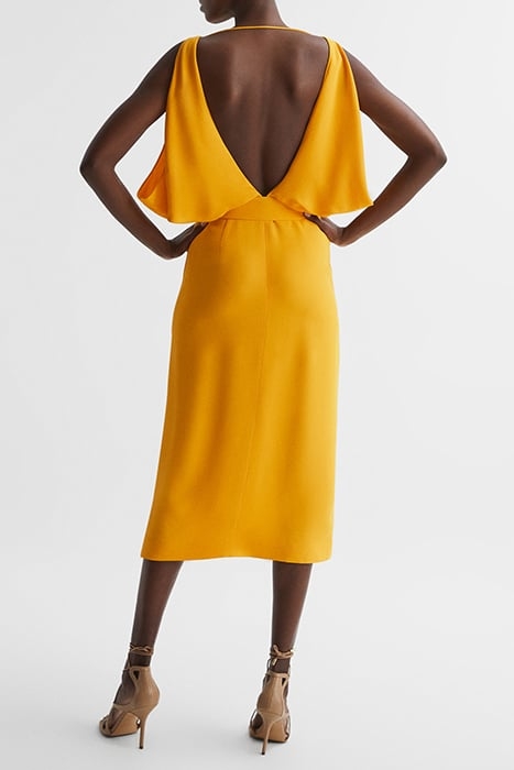 KALEA-SPLIT DRESS YELLOW 2