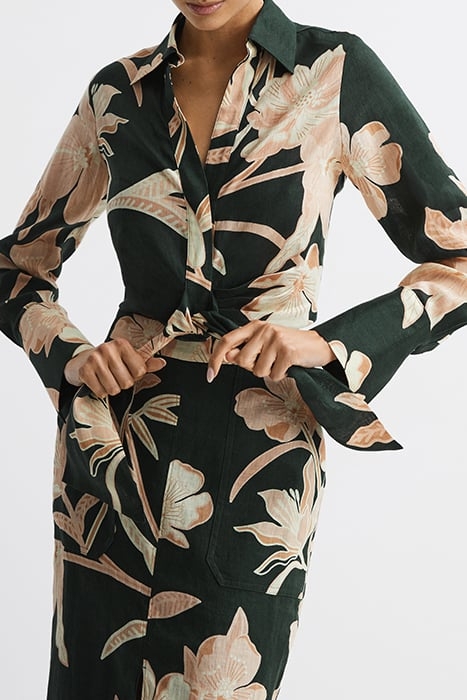 DAHLIA BUTTON-DOWN SHIRT KHAKI 6